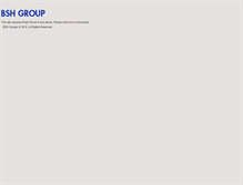 Tablet Screenshot of bsh-groups.com